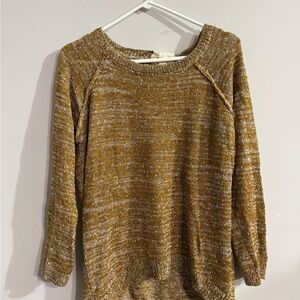 T2 Love Women's Golden Knit Sweater